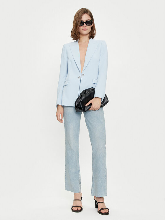 TWINSET TWINSET Sakoi 241TP2170 Svijetloplava Regular Fit