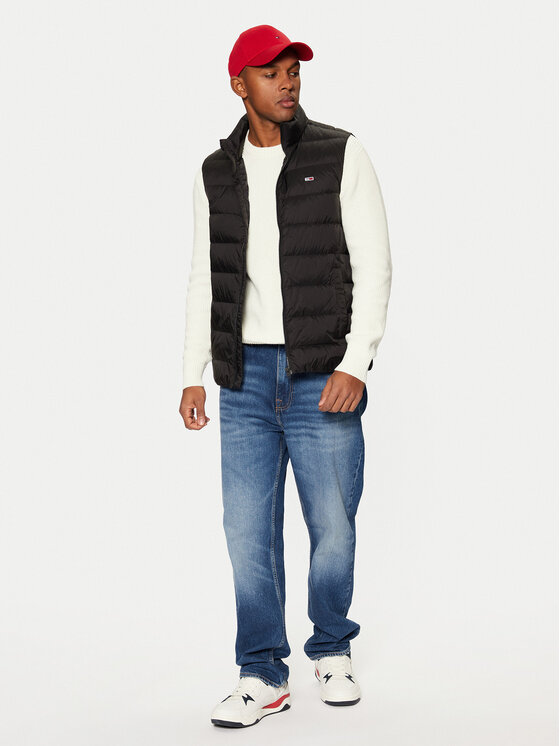 Tommy Jeans Tommy Jeans Prsluk DM0DM20663 Crna Regular Fit