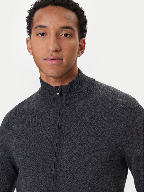 BOSS BOSS Pletena jopica H-Heterno 50549950 Siva Regular Fit