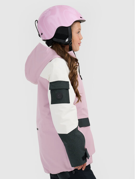 4F 4F Kurtka snowboardowa SNOWBOARD Różowy jasny Regular Fit