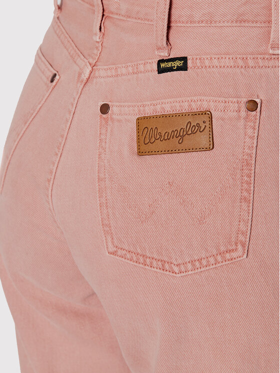 Wrangler Wrangler Jeansy W246XZ46N 112145914 Różowy Mom Fit
