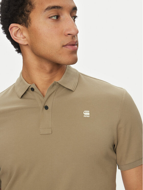 G-Star Raw G-Star Raw Polo Dunda D11595-5864 6057 Kaki Slim Fit