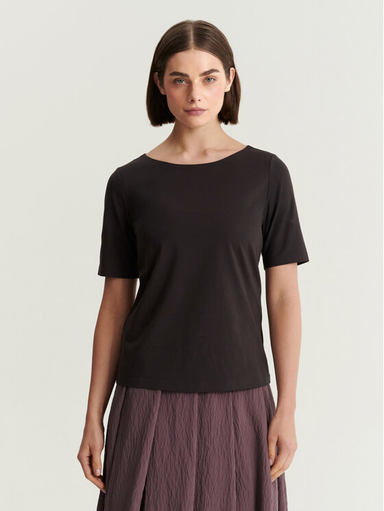 TATUUM TATUUM Bluzka MIKAJO Brązowy Classic Fit