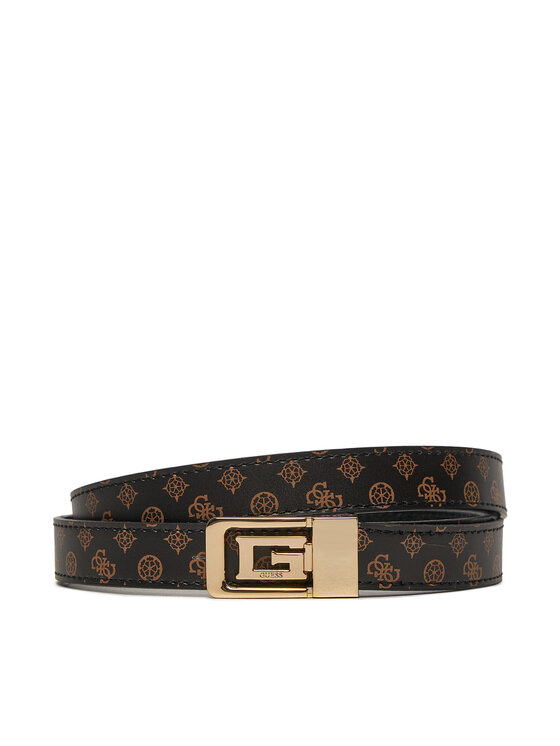 Guess Guess Dámsky opasok Arlena Logo (PS) Belts BW9137 P4320 Hnedá