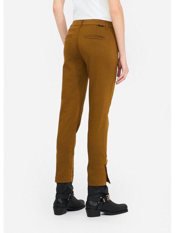 Liu Jo Liu Jo Pantaloni di tessuto MF5401T714480939 Giallo Slim Fit