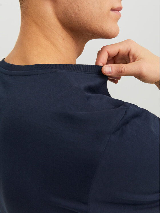 Jack & Jones Jack & Jones Tričko Corp 12233999 Tmavomodrá Standard Fit