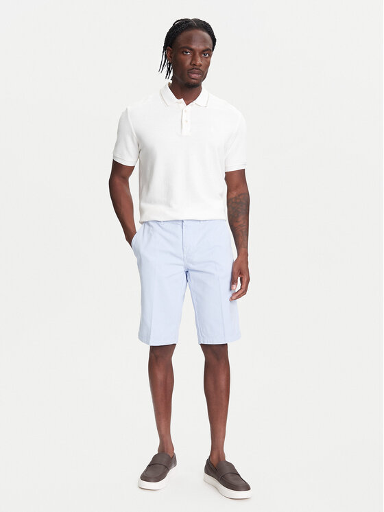 Robe di Kappa Robe di Kappa Szorty materiałowe Oris 600BTI0 Błękitny Slim Fit