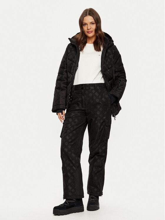 Guess Guess Skijaške hlače W4PB60 WH0K0 Crna Regular Fit