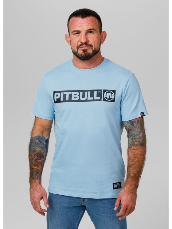 PITBULL PITBULL T-Shirt HILLTOP Niebieski jasny Regular Fit