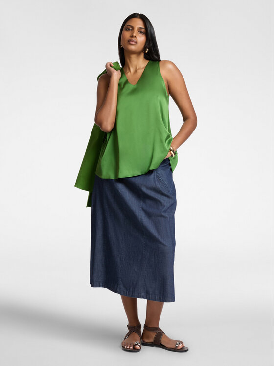 Elena Mirò Elena Mirò Camicia D112P000032N0C5 Verde Regular Fit