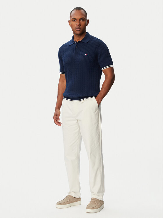 Tommy Hilfiger Tommy Hilfiger Polo marškinėliai MW0MW40701 Tamsiai mėlyna Regular Fit