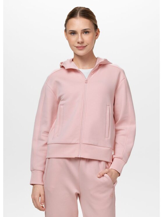 PITBULL PITBULL Bluza DISCOVERY Różowy Regular Fit