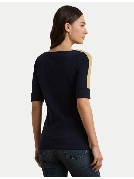 LAUREN RALPH LAUREN LAUREN RALPH LAUREN Bluza 200963099001 Mornarsko modra Slim Fit
