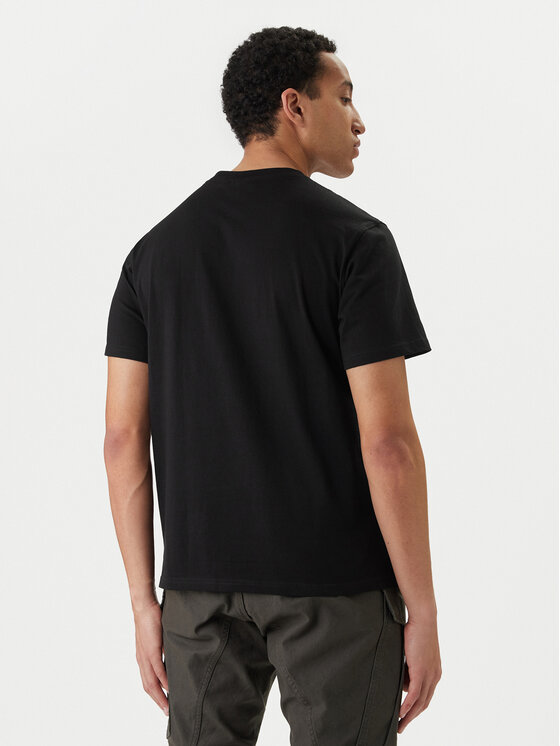 Hunter Hunter Футболка Essentials HARM0085252 Чорний Regular Fit