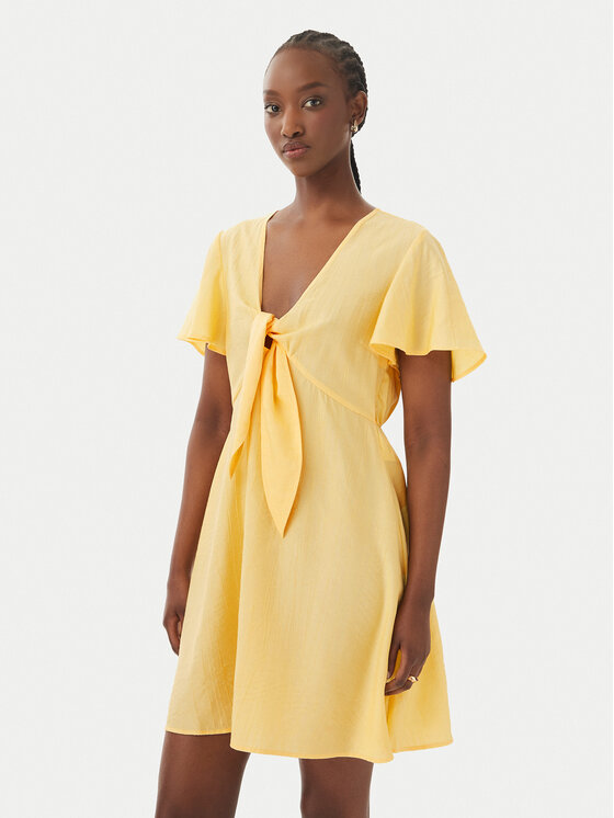 Vero Moda Hétköznapi ruha Vira 10340739 Sárga Regular Fit
