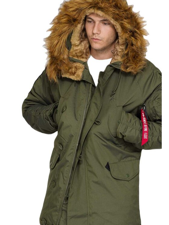 Alpha Industries Alpha Industries Kurtka zimowa AI.193128-257-S Zielony Parka Fit