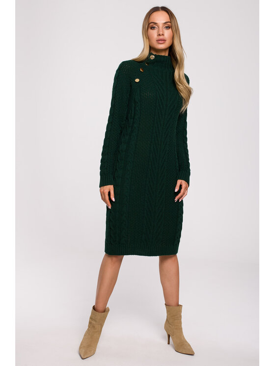 Made of Emotion Made of Emotion Vestito di maglia M635 Verde