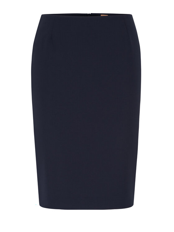 BOSS Boss Спідниця-олівець Vileah 50490036 Cиній Slim Fit