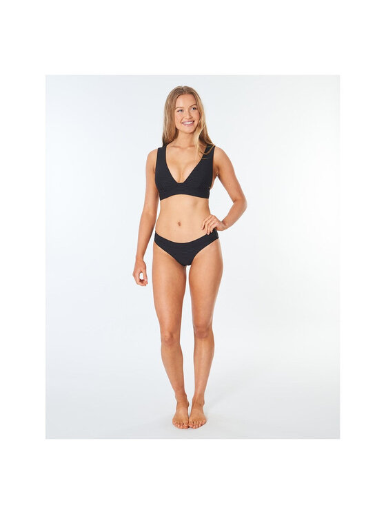 Rip Curl Rip Curl Góra od bikini Premium Surf Deep V Czarny