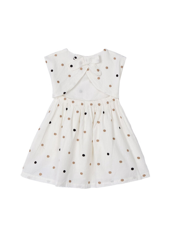 Mayoral Mayoral Rochie de zi 3921 Écru Regular Fit
