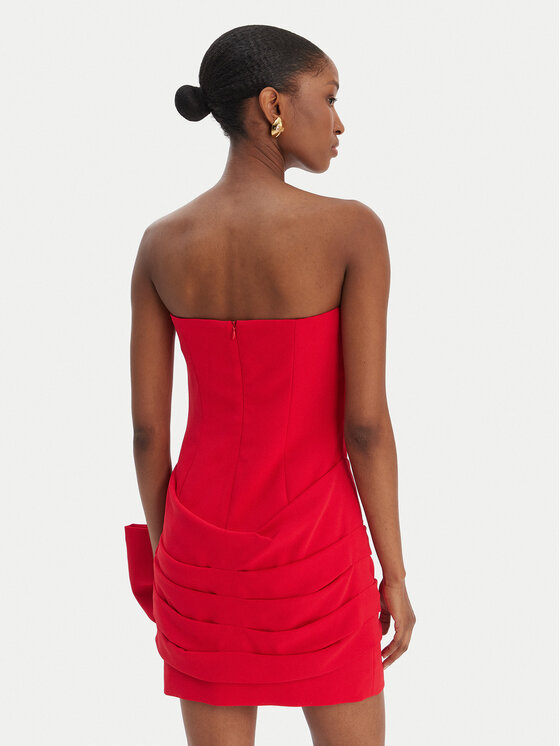 Marella Marella Kokteiļkleita Editore 2613221013 Sarkans Slim Fit