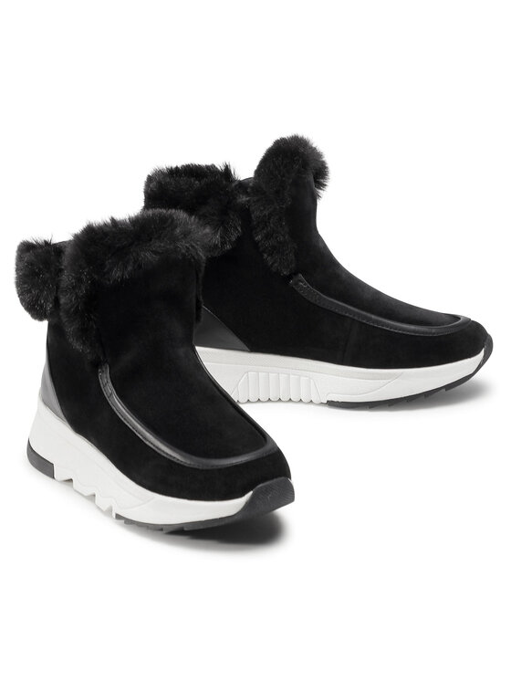 Geox Geox Členková obuv D Falena B Abx B D04HXB 02285 C9999 Čierna