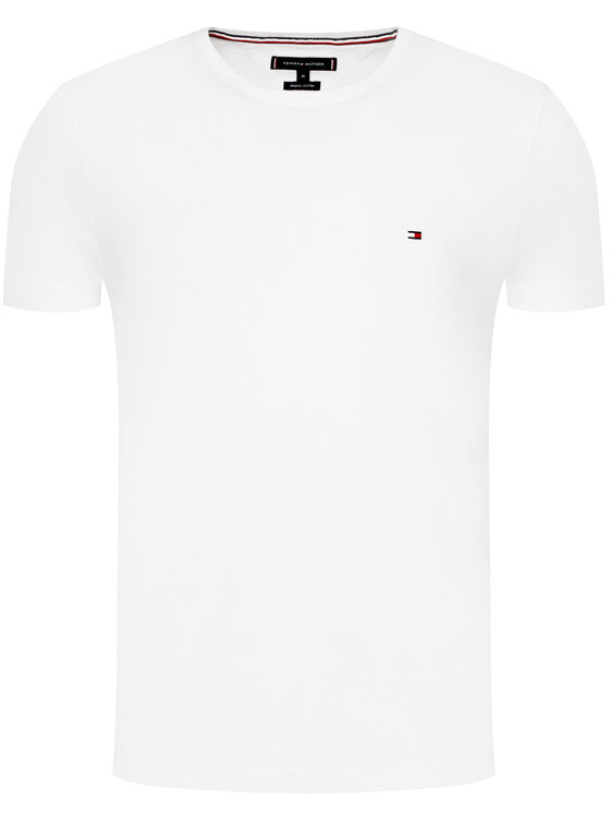 Tommy Hilfiger Tommy Hilfiger T-shirt Essential MW0MW13344 Bianco Regular Fit