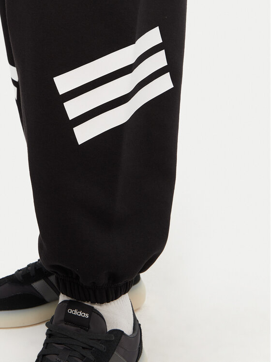 adidas adidas Teplákové kalhoty Future Icons 3-Stripes Parachute JE0141 Černá Loose Fit