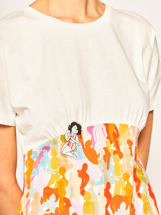 Vestito da giorno Scorza 76210302 Bianco Regular