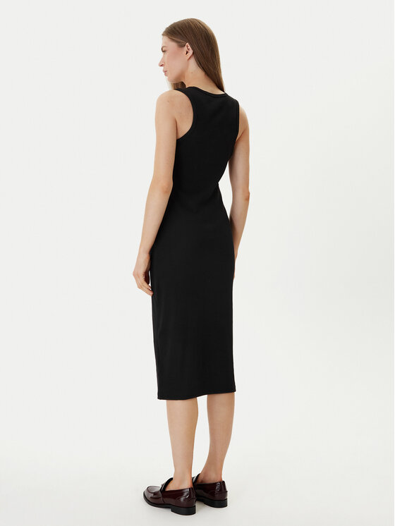 Calvin Klein Jeans Calvin Klein Jeans Rochie de zi Monologo Baby LV047F242G Negru Slim Fit