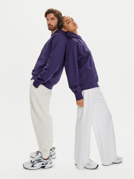 4F 4F Pulóver Unisex 4FWAW24TSWSU1314 Sötétkék Loose Fit