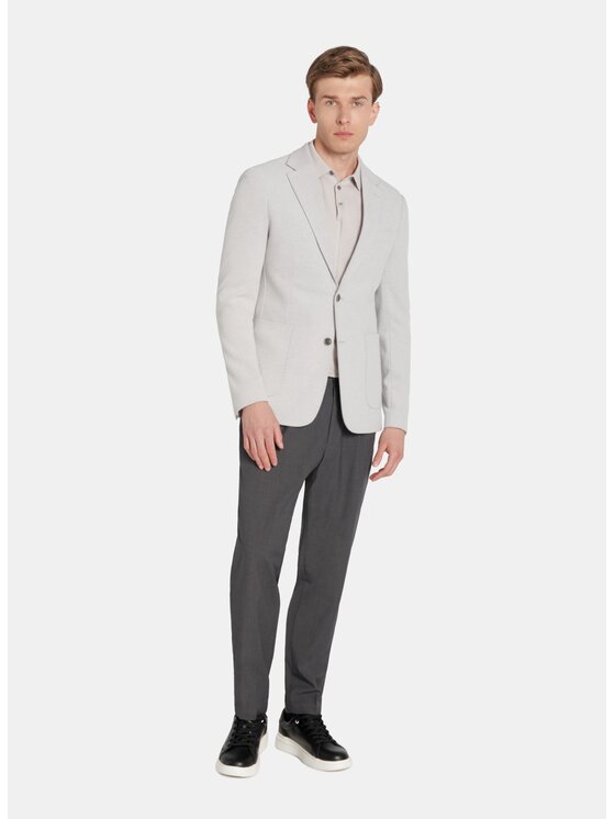 Pako Lorente Pako Lorente Marynarka P25WF-3X-017 Szary Slim Fit