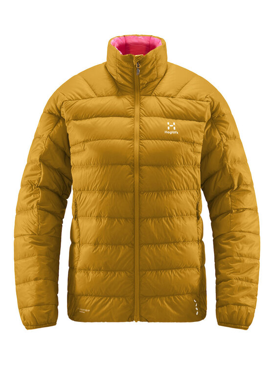 Haglöfs Haglöfs Kurtka puchowa L.I.M Down Jacket Women Żółty Regular Fit