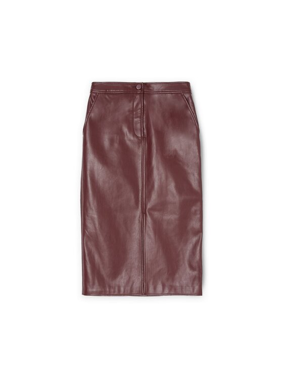 Motivi Motivi Spódnica midi 1323Q001012N036 Bordowy Regular Fit