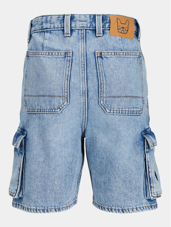 Jack&Jones Junior Jack&Jones Junior Džínové šortky Chris 12252508 Modrá Relaxed Fit