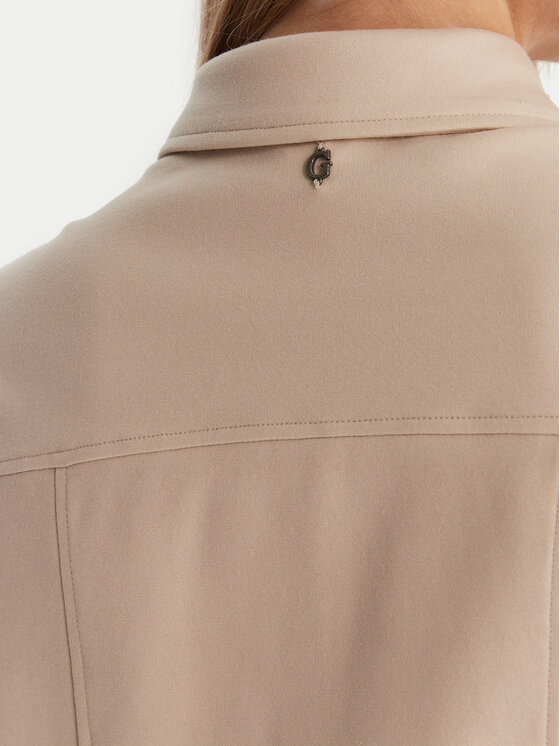 Guess Guess Camicia W6RH83 KCMU2 Beige Regular Fit