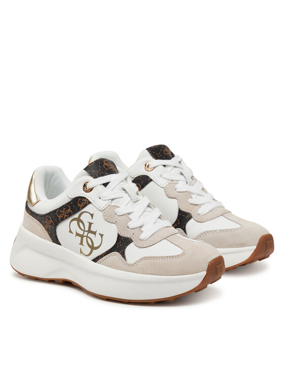 Guess Guess Sneakersy FLPLUC PEL12 Biały