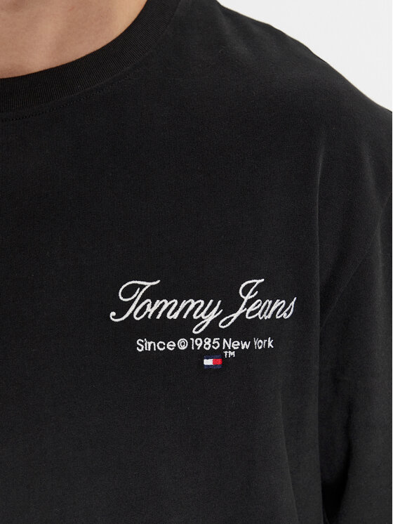 Tommy Jeans Tommy Jeans Суитшърт Luxe DM0DM18296 Черен Regular Fit