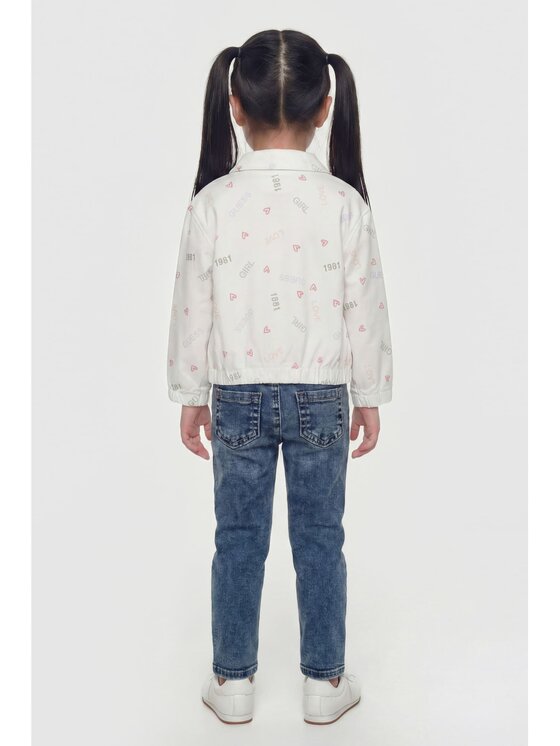 Guess Kids Guess Kids Kurtka przejściowa 182598 Biały Classic Fit