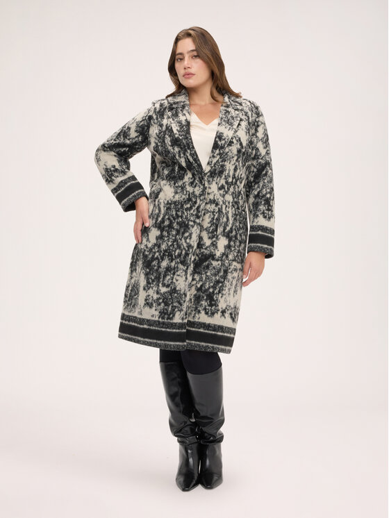 Fiorella Rubino Fiorella Rubino Cappotto invernale 0049T000404N0R2 Nero Regular Fit