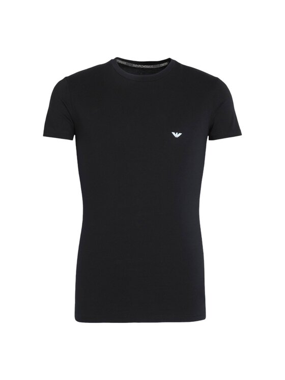 Emporio Armani Emporio Armani T-shirt T-shirt - Emporio Armani - iconic tech wool Nero Regular Fit