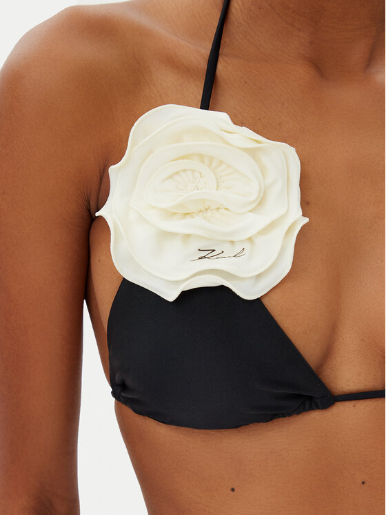 KARL LAGERFELD KARL LAGERFELD Bikini-Oberteil A2W46056 Schwarz