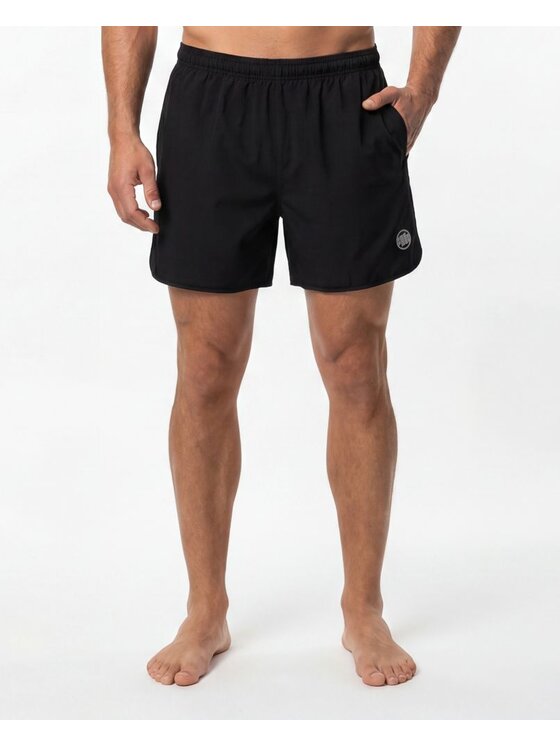 PITBULL PITBULL Szorty sportowe Performace Pro plus SPORT Czarny Regular Fit