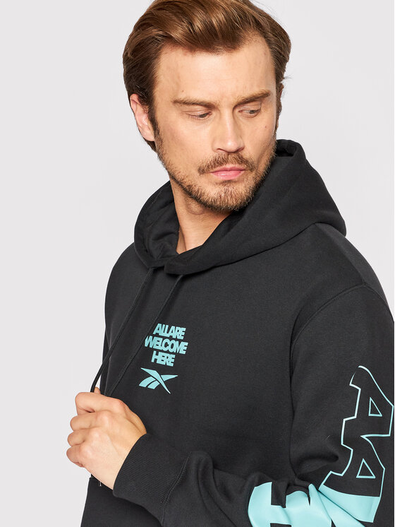 Felpa Football Energy HI4589 Nero Relaxed Fit