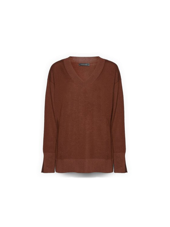 Elena Mirò Elena Mirò Maglione M112Z000879N022 Marrone Regular Fit