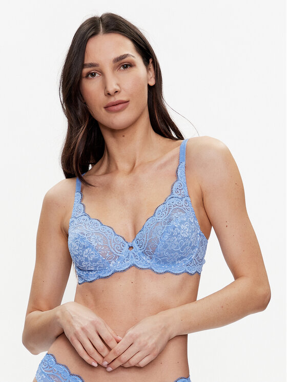 Triumph Reggiseno con ferretto Amourette 300 10166797 Celeste Modivo