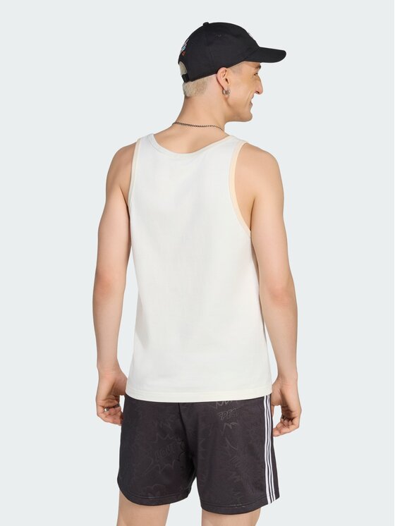 adidas adidas Tank top 164973 Biały Slim Fit