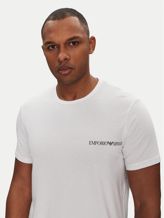 Emporio Armani Underwear Emporio Armani Underwear Σετ 2 T-Shirts EM000391 AF10779 M0082 Λευκό Regular Fit