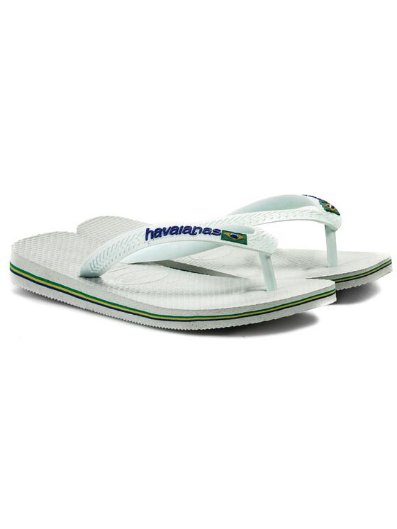 Havaianas Havaianas Σαγιονάρες Brasil Logo 41108500001 Λευκό