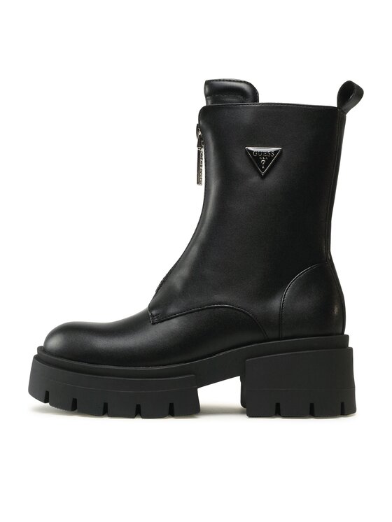 Guess Guess Členková obuv FL8ILA ELE10 Čierna